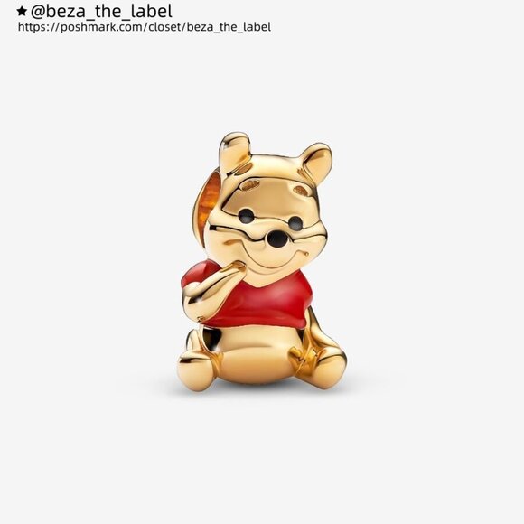 Pandora Disney Winnie the Pooh Bear Charm - Picture 1 of 2